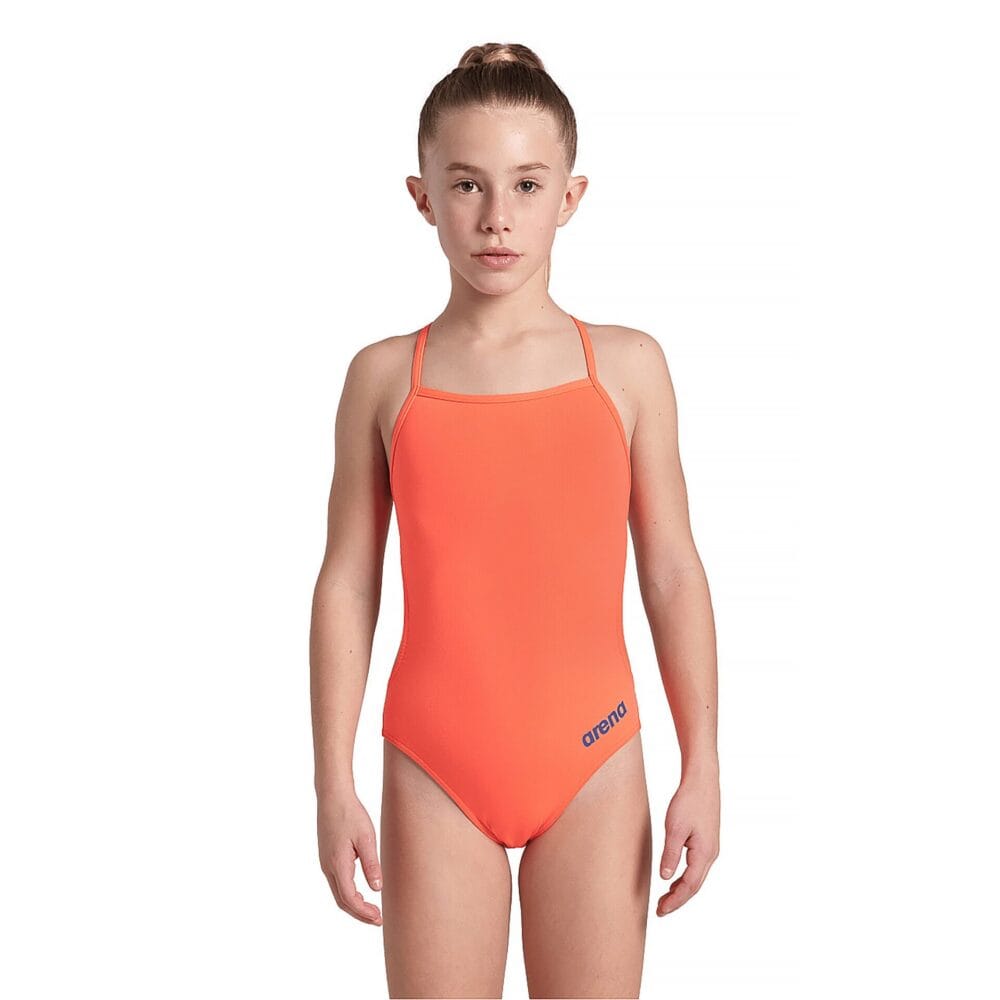 Arena Girl's Solid Team Challenge Swimsuit - Image 4
