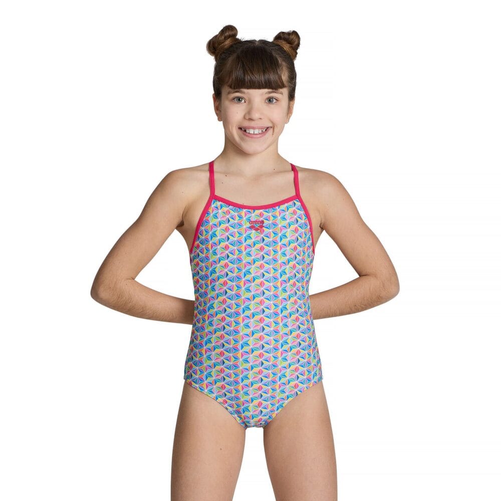 Arena Girl's Starfish Lightdrop Back Swimsuit
