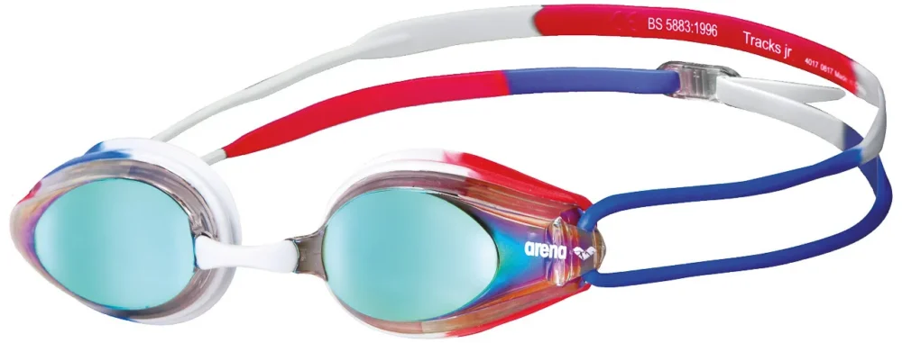 Arena Junior Tracks Mirror Racing Goggles - Image 2