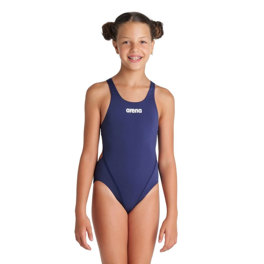 Arena Girl's Team Tech Solid Swimsuit - Image 2