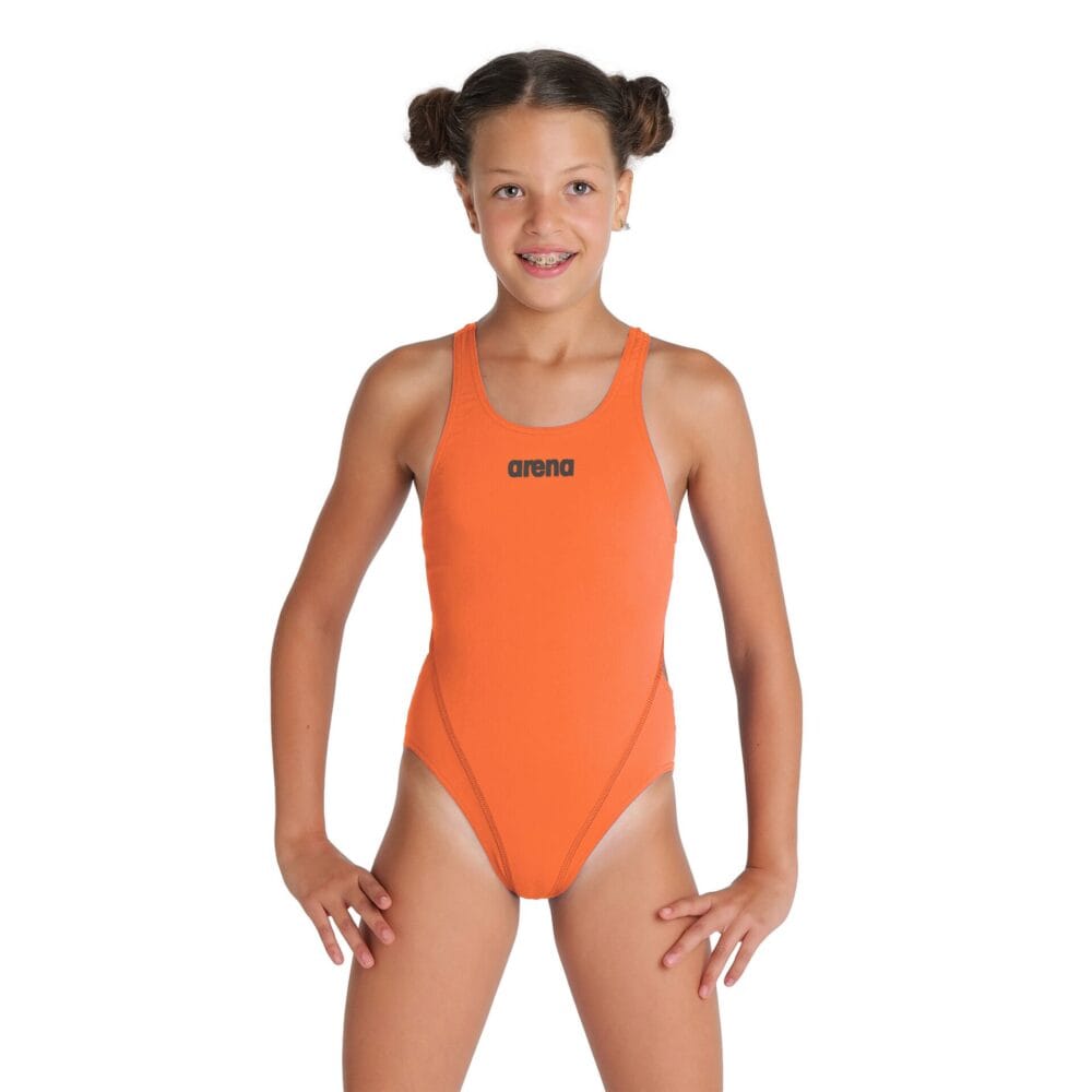 Arena Girl's Team Tech Solid Swimsuit - Image 3