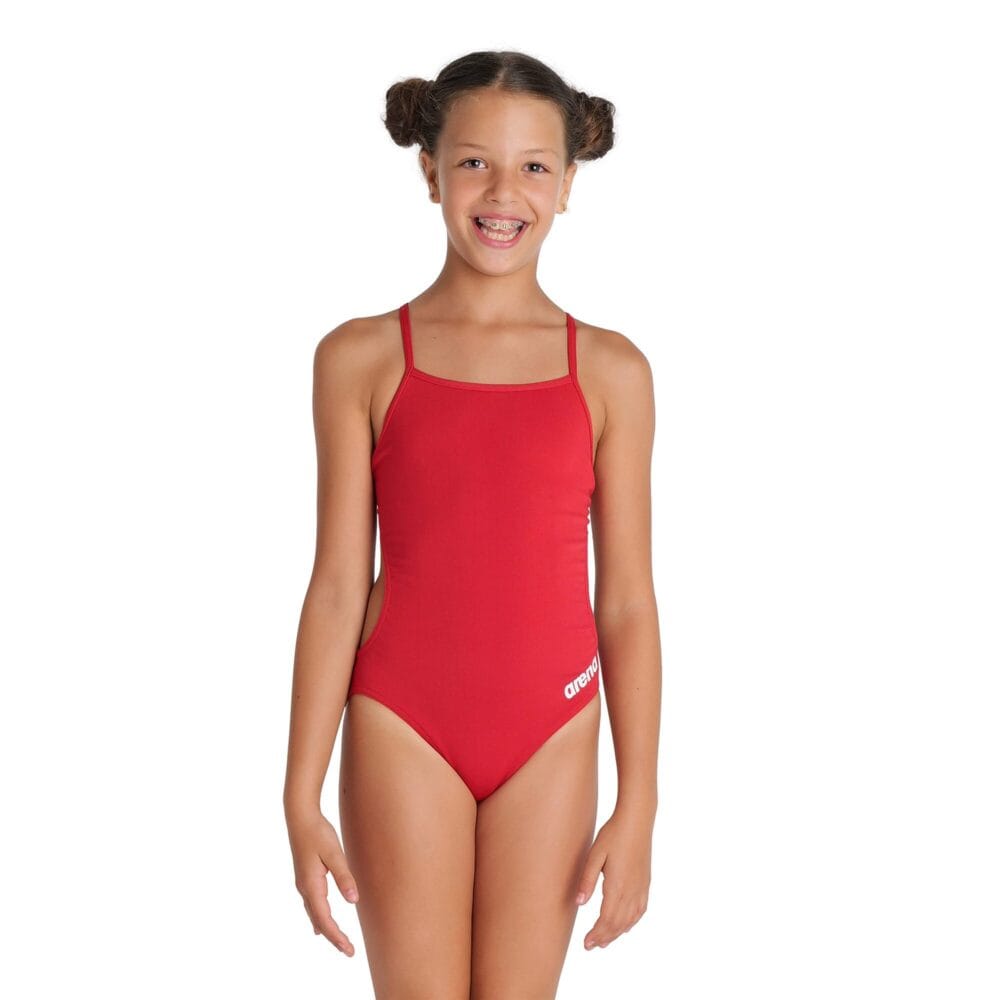 Arena Girl's Solid Team Challenge Swimsuit - Image 8