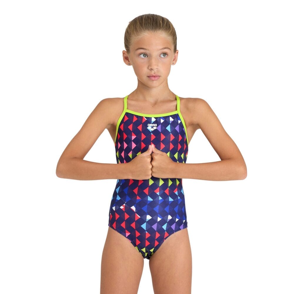 Arena Girl's Lightdrop Back Carnival Swimsuit