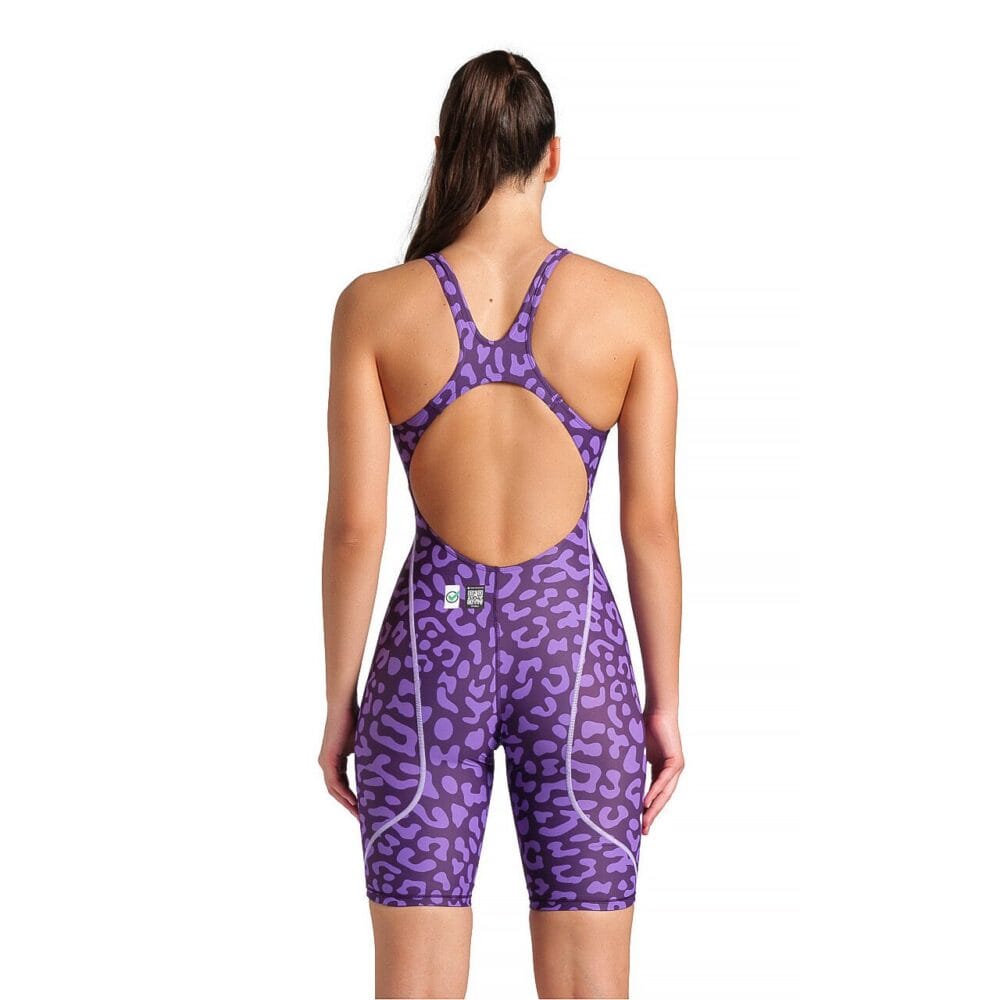 Arena Women's Powerskin ST Next LE Full Body Short Legs Open Back Leopard - Image 7