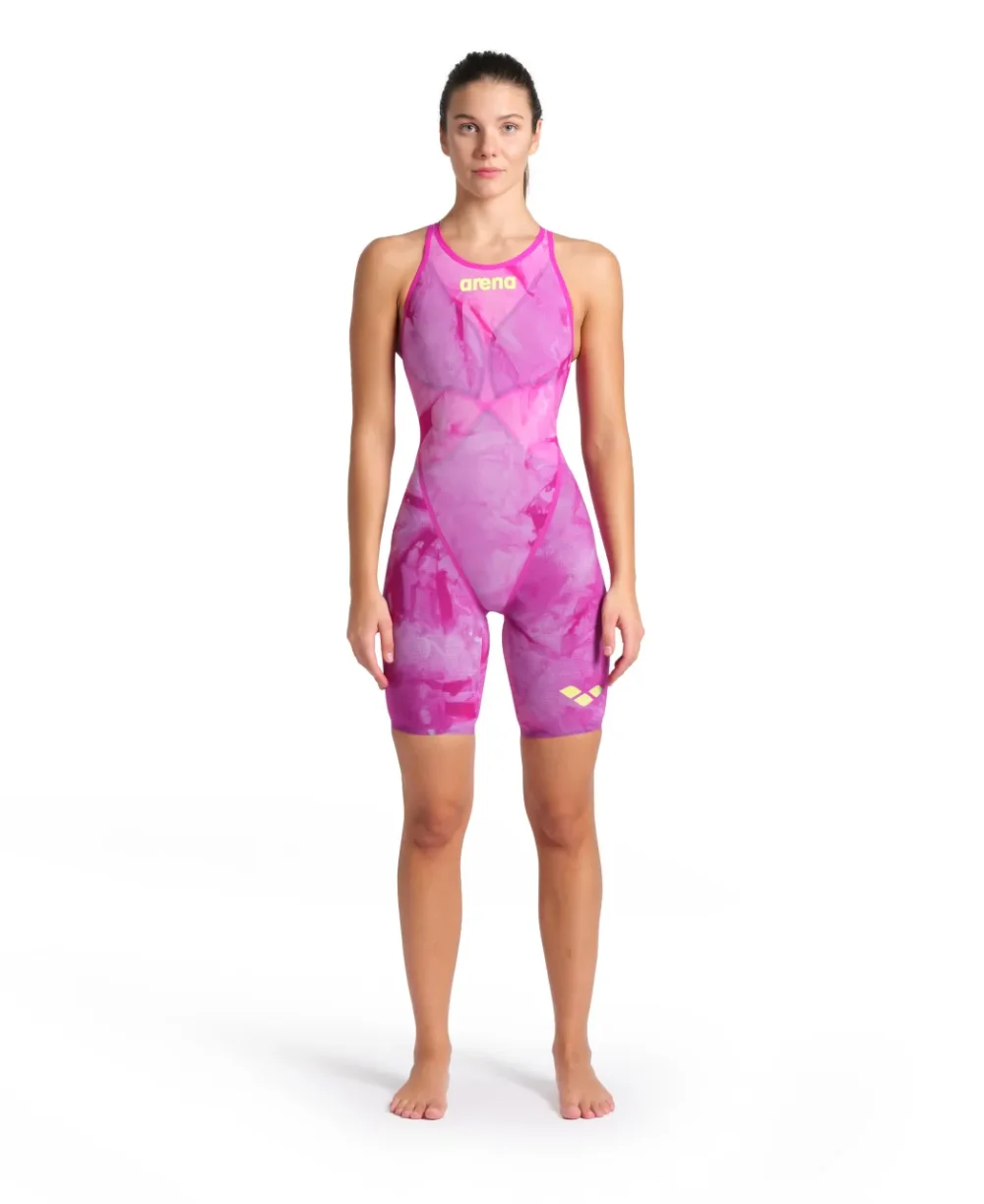 Arena Women's Carbon Glide Full Body Short Leg Open Back Limited Edition Tie-Dye - Image 6