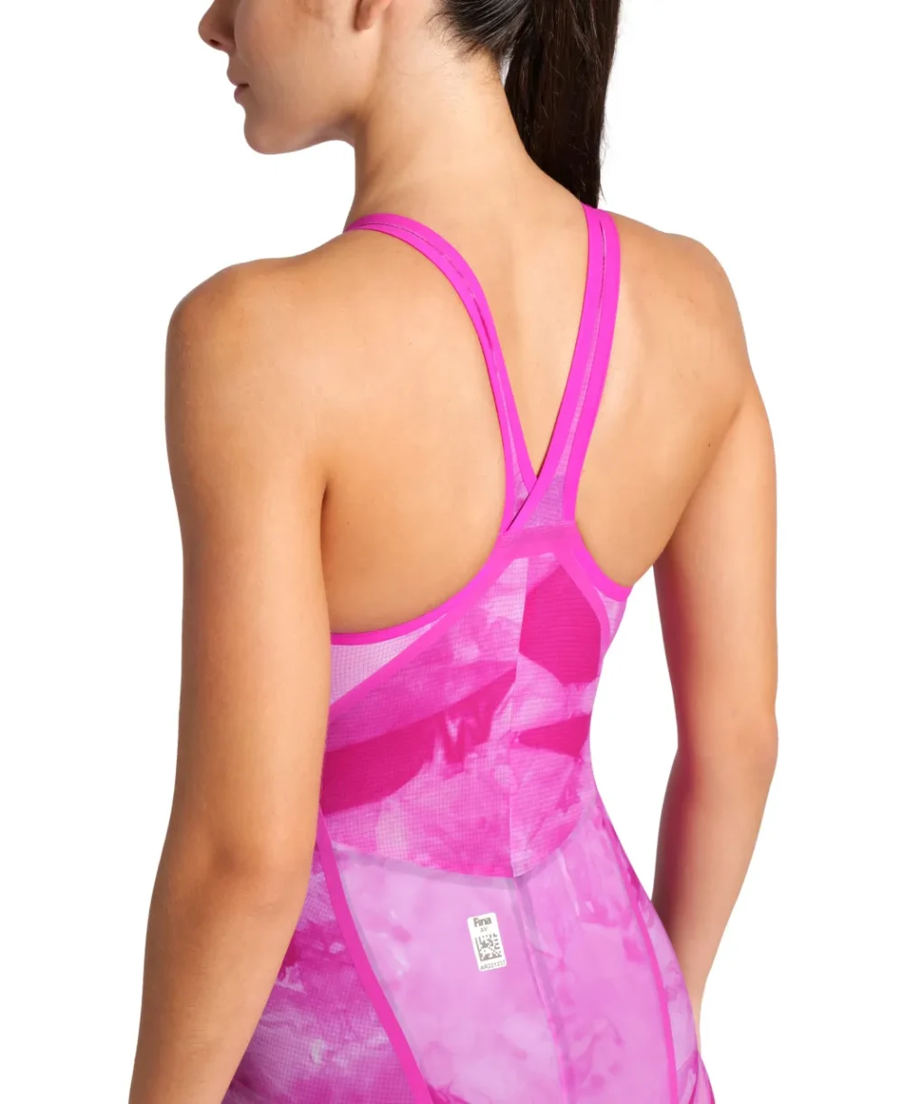Arena Women's Carbon Glide Full Body Short Leg Close Back Limited Edition Tie-Dye - Image 5