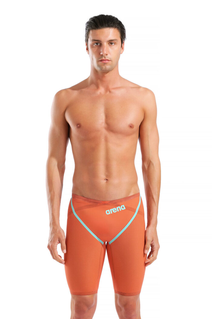 Arena Men's Powerskin Carbon Glide Sunset Coral Limited Edition Jammer