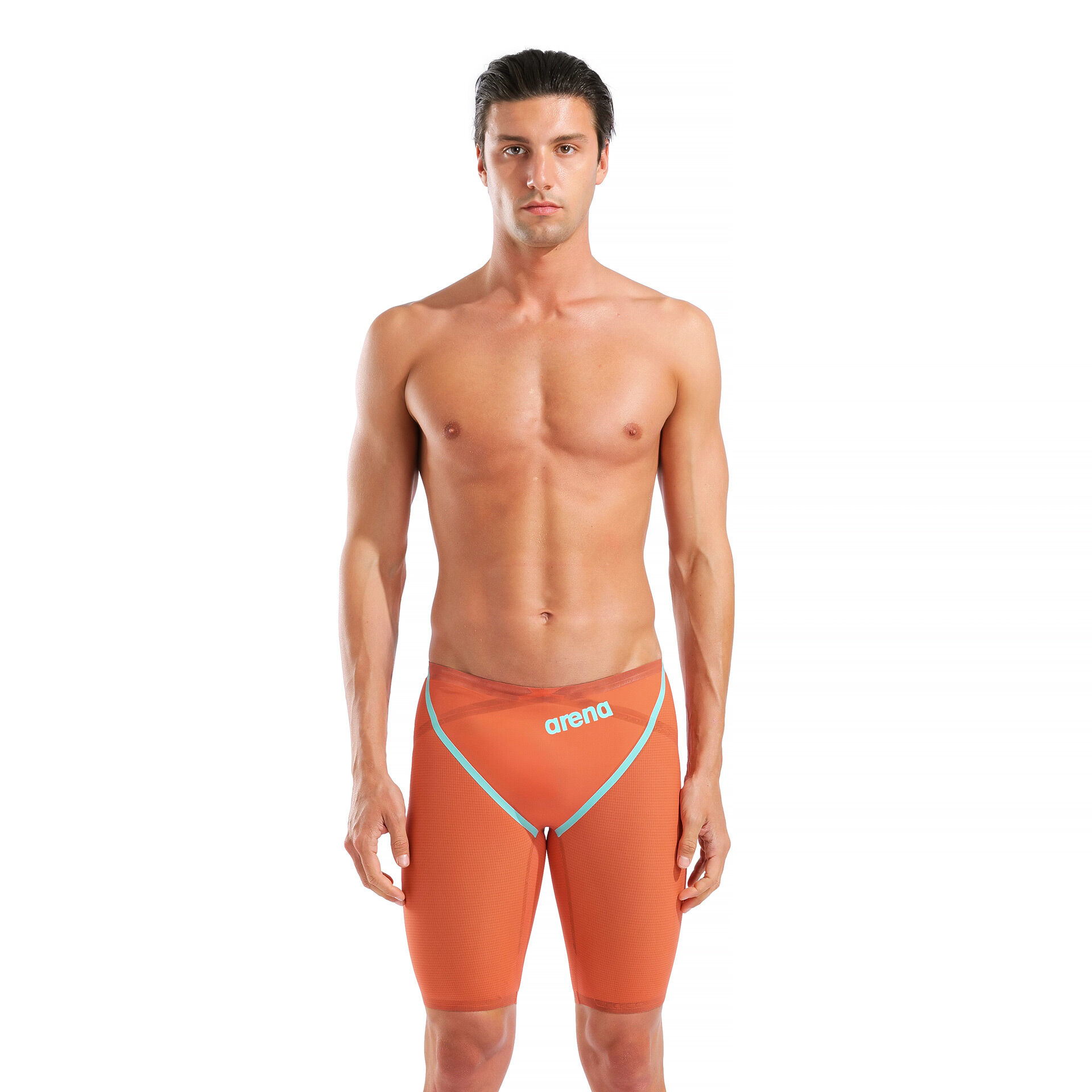 Arena Men's Powerskin Carbon Glide Sunset Coral Limited Edition Jammer