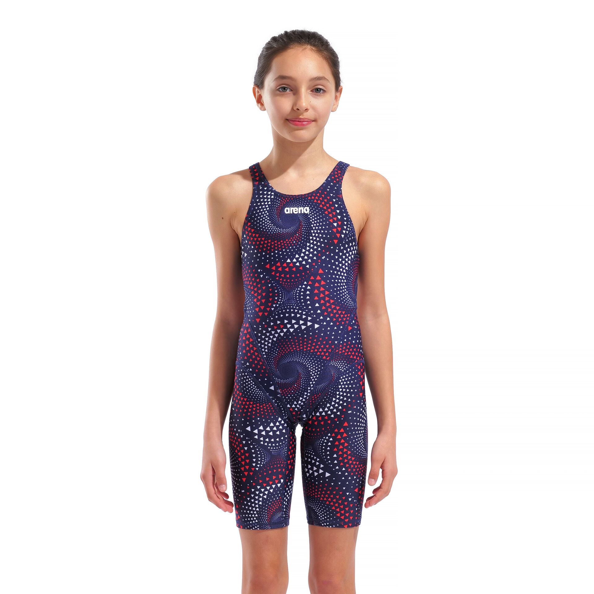 Arena Girl's Fireflow Printed Full Body